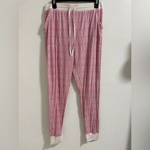 Love by Gap Pink Patterned Lounge Pants